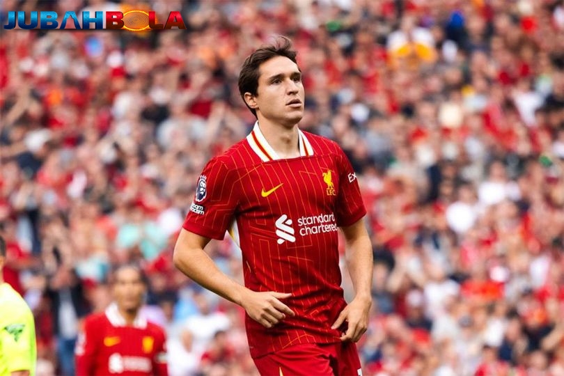 Kurang Beruntungnya Federico Chiesa di laga Liverpool vs Bournemouth