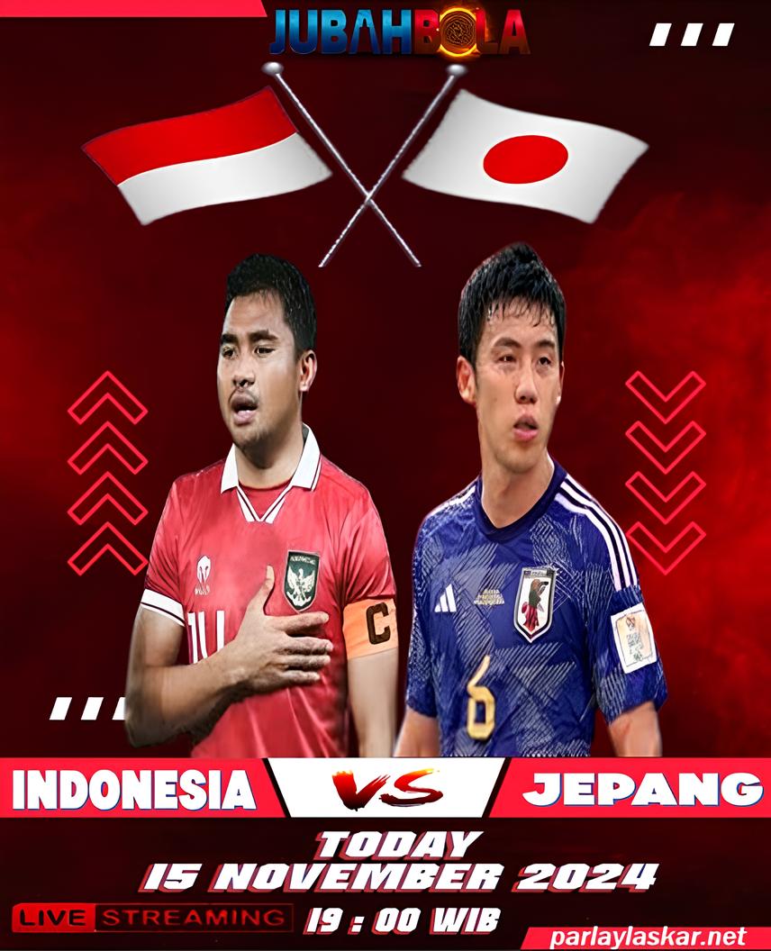 Jadwal Pertandingan Timnas Indonesia vs Jepang Malam Ini