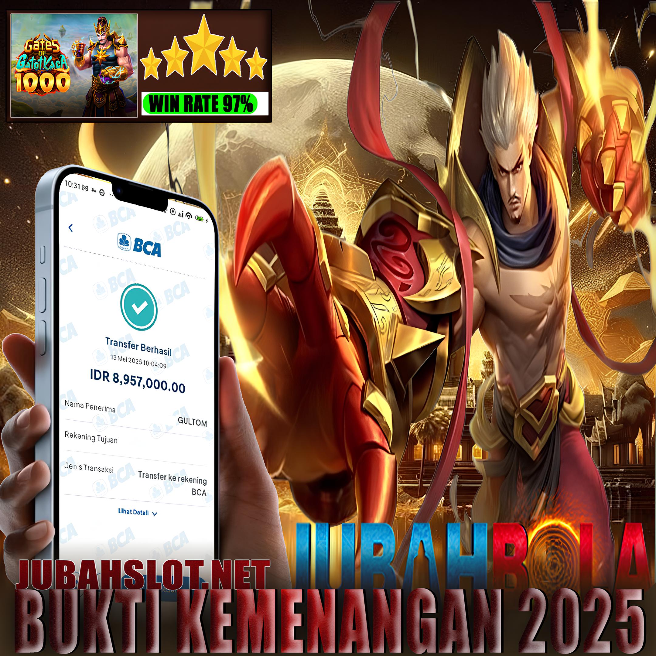 INFO KEMENANGAN SLOT TANGGAL 13 MEY 2025