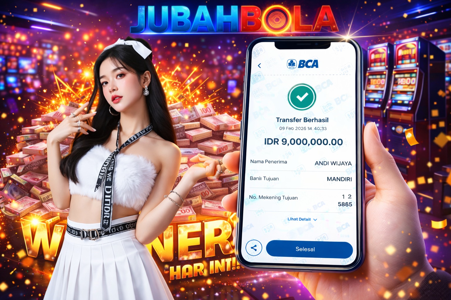 INFO KEMENANGAN SLOT TANGGAL 09 FEBRUARY 2026