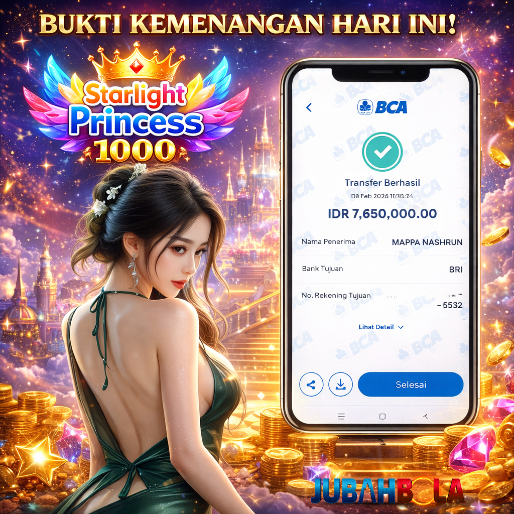 INFO KEMENANGAN SLOT TANGGAL 08 FEBRUARY 2026